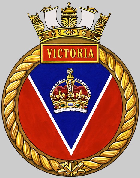 ssk-876 hmcs victoria insignia crest patch badge upholder class attack submarine hunter killer ncsm royal canadian navy 02x