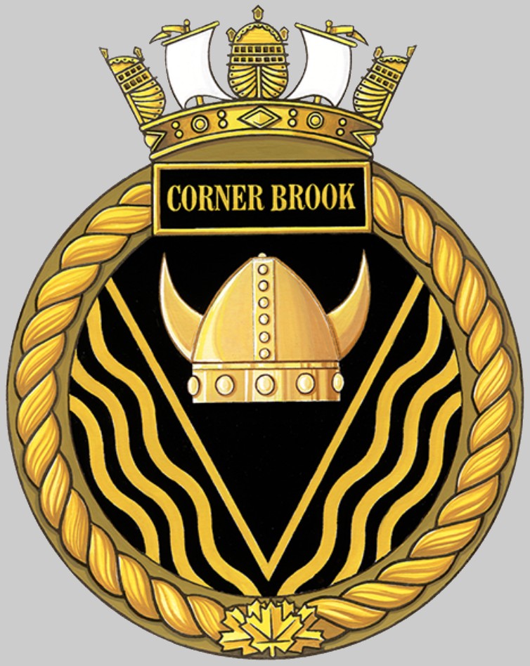 ssk-878 hmcs corner brook insignia crest patch badge victoria upholder class patrol submarine ncsm royal canadian navy 03c
