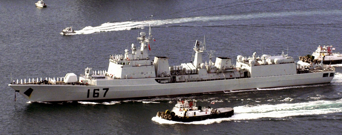 ddg-167 plans shenzen type 051b luhai class guided missile destroyer china people's liberation army navy 06 hq-7 sam