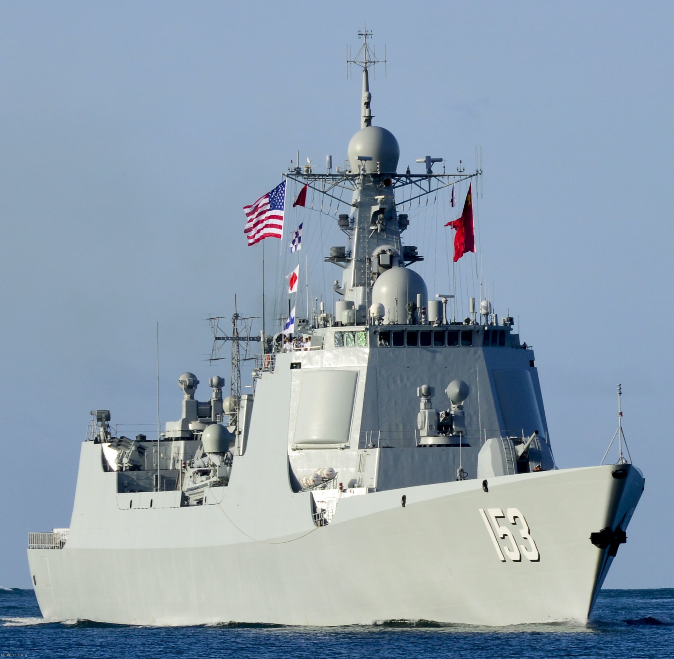 ddg-153 plans xian type 052c class guided missile destroyer china people's liberation army navy 06