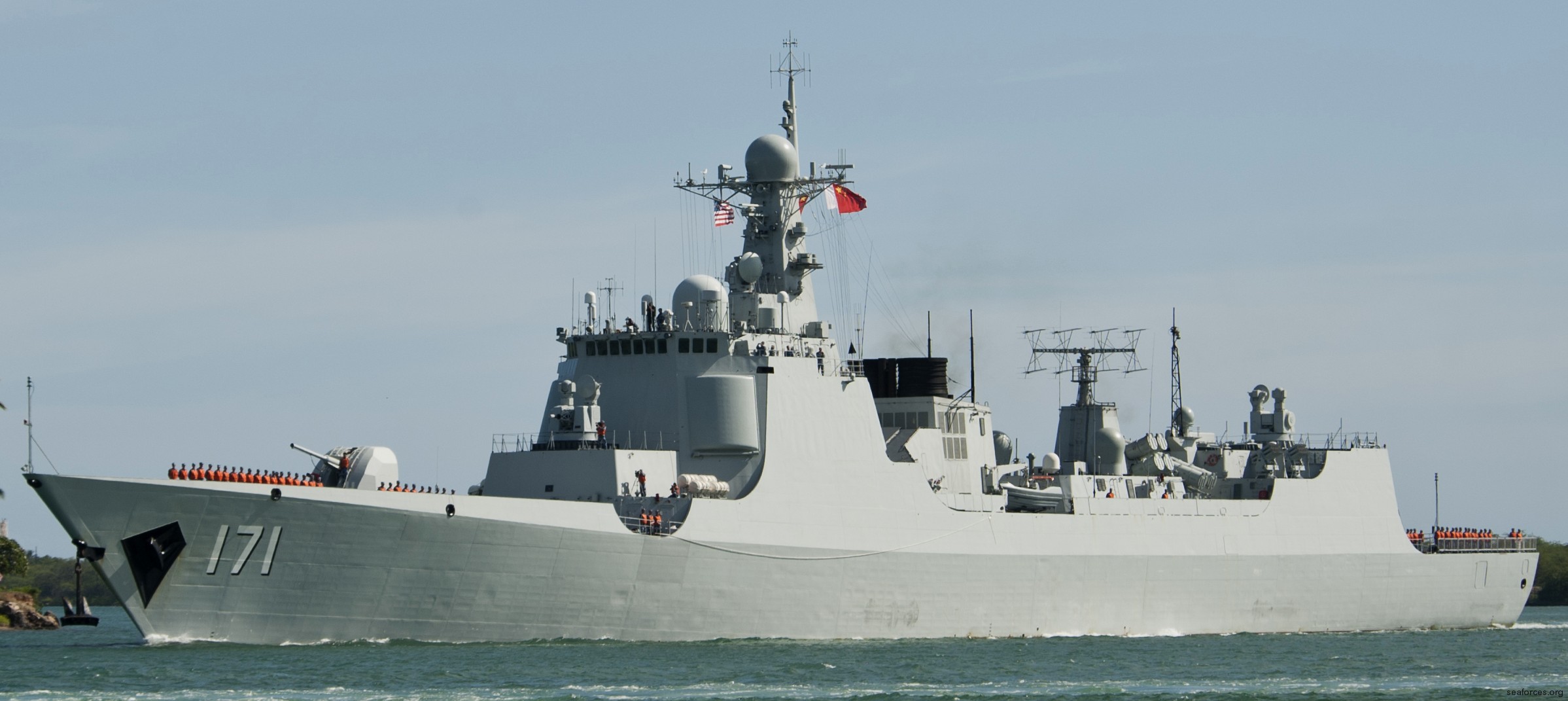 ddg-171 plans haikou type 052c class guided missile destroyer china people's liberation army navy 04