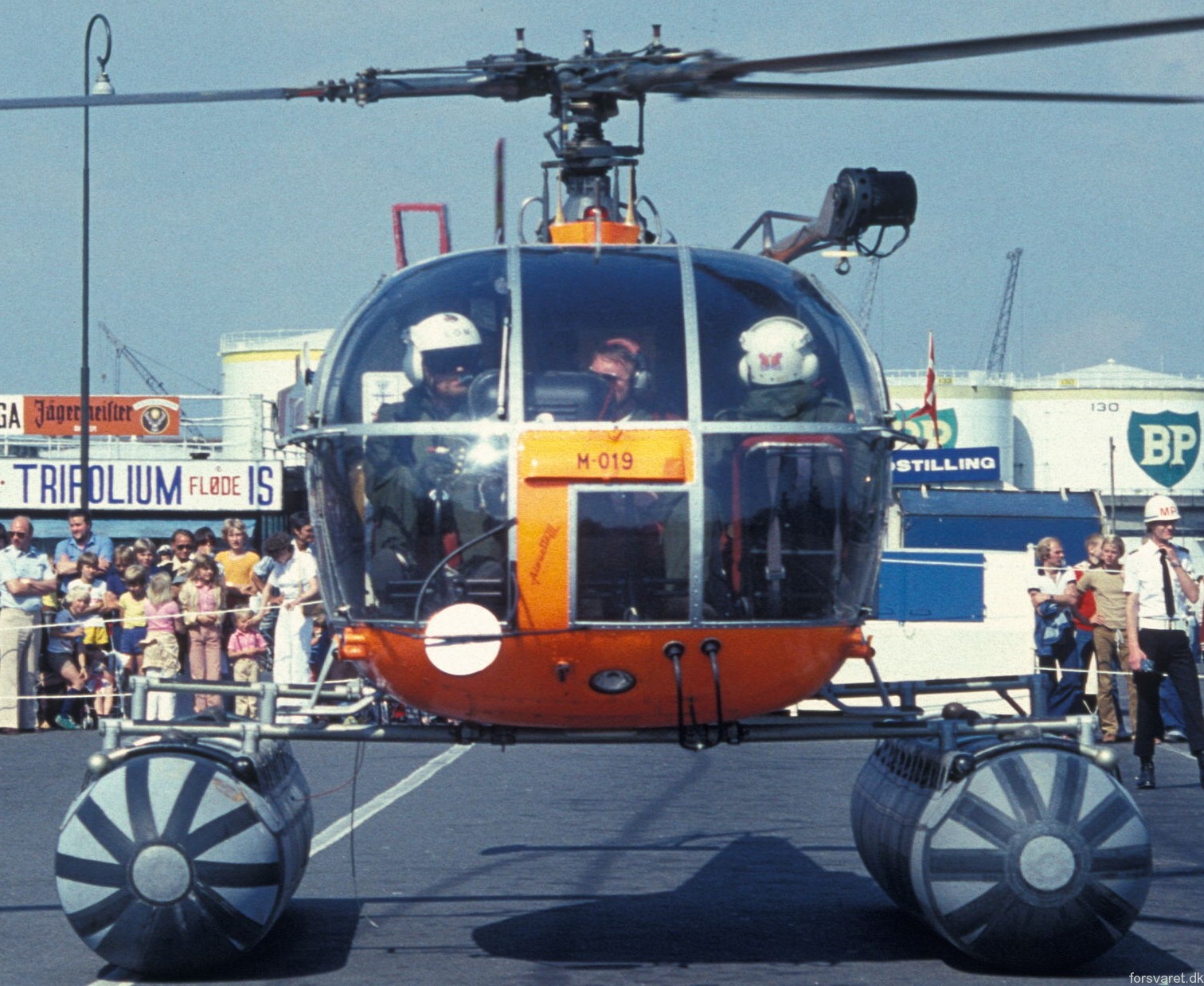 sa 316b alouette iii helicopter royal danish navy søværnet kongelige danske marine sud aviation m-019 02