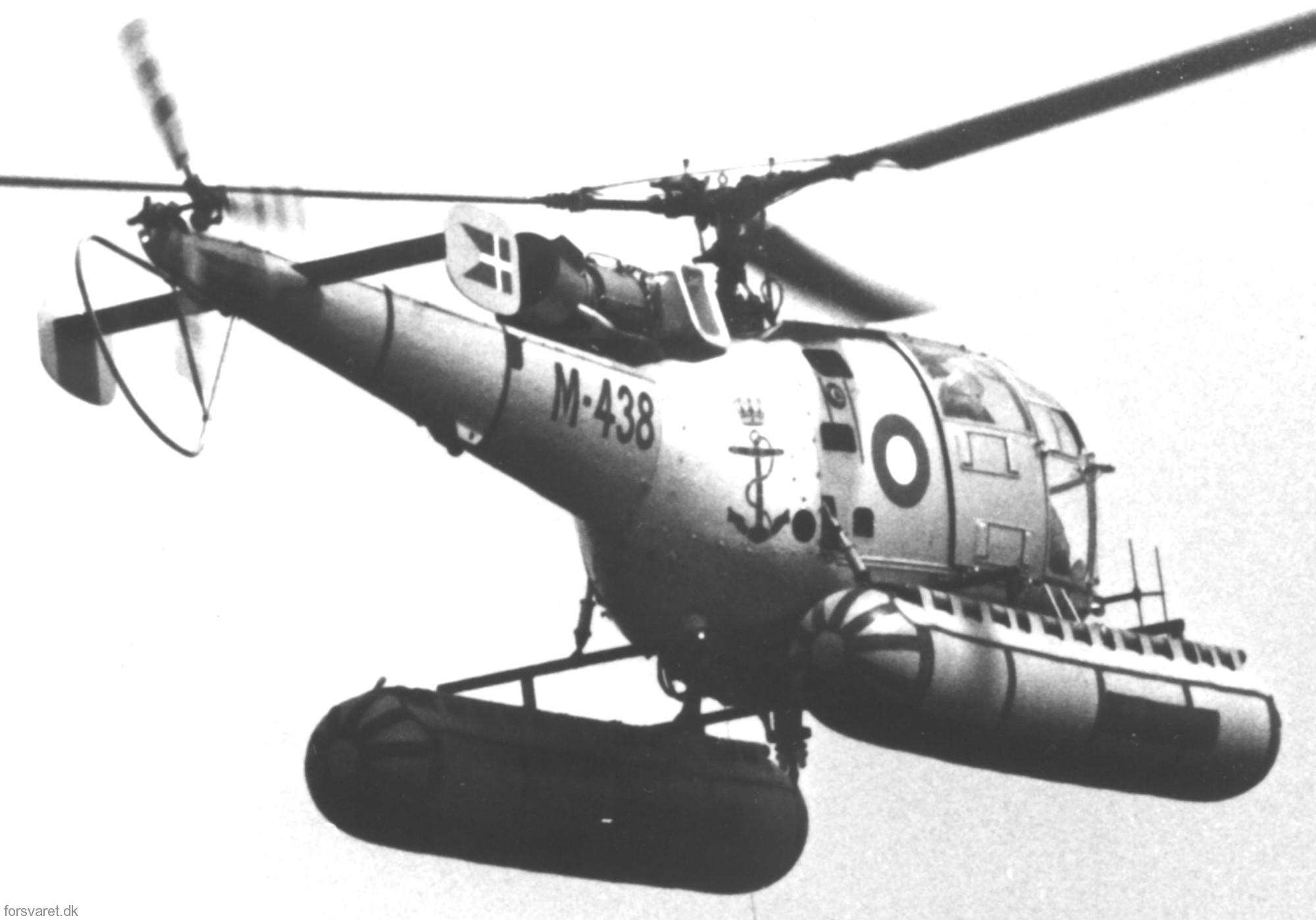 sa 316b alouette iii helicopter royal danish navy søværnet kongelige danske marine sud aviation m-438 05