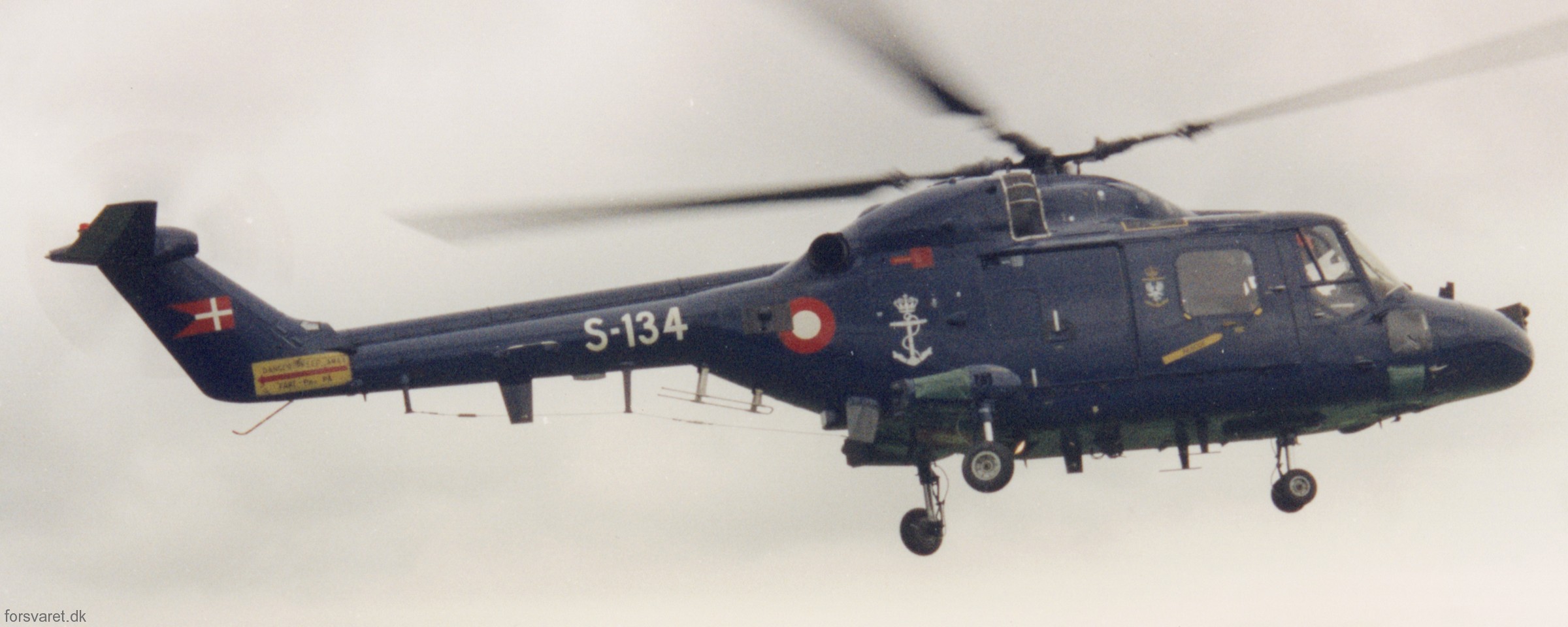 lynx mk.80 mk.90b helicopter westland royal danish navy air force kongelige danske marine flyvevabnet s-134 14