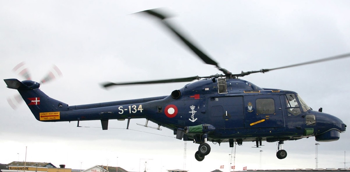 lynx mk.80 mk.90b helicopter westland royal danish navy air force kongelige danske marine flyvevabnet s-134 18