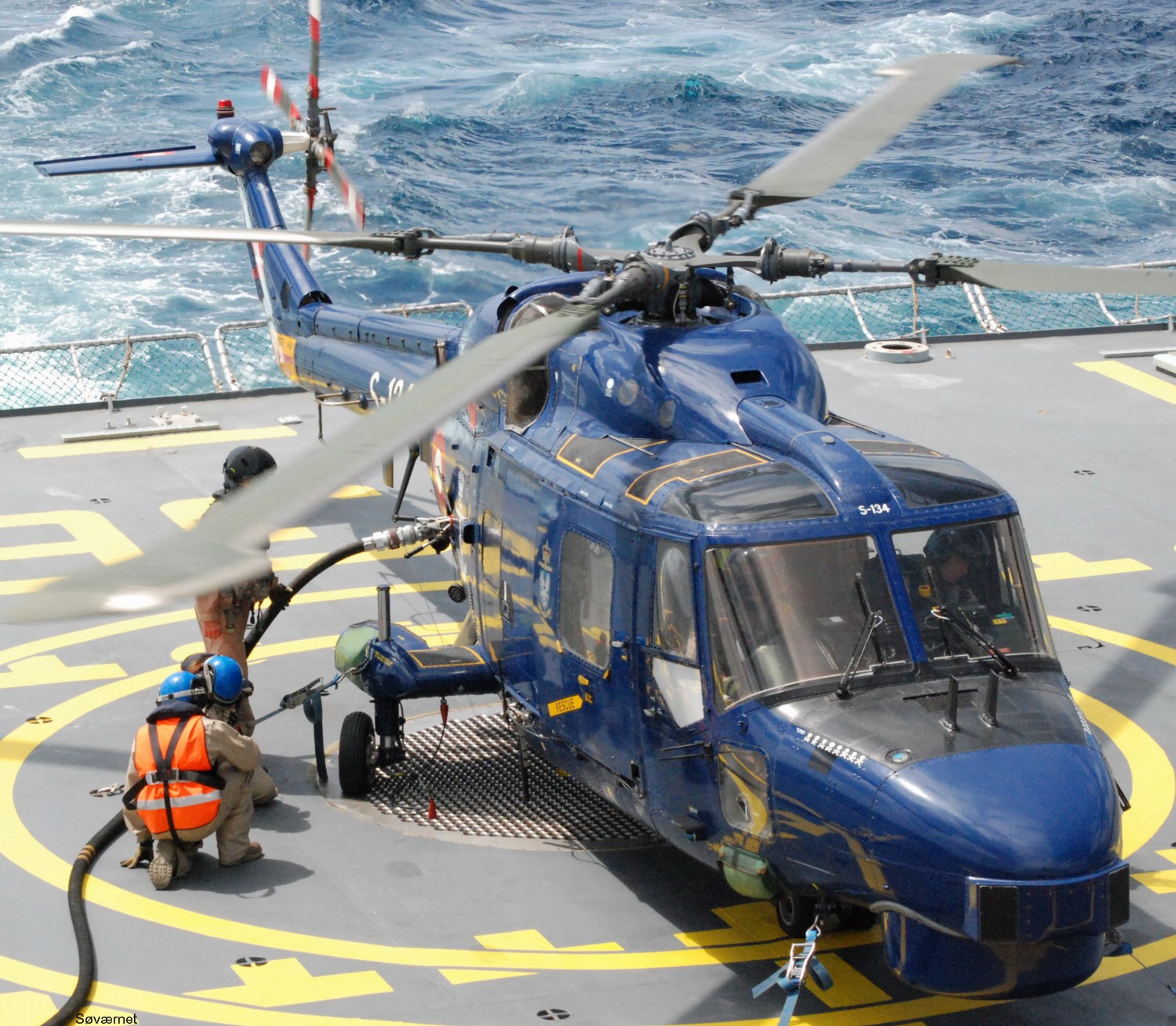lynx mk.80 mk.90b helicopter westland royal danish navy air force kongelige danske marine flyvevabnet s-134 22