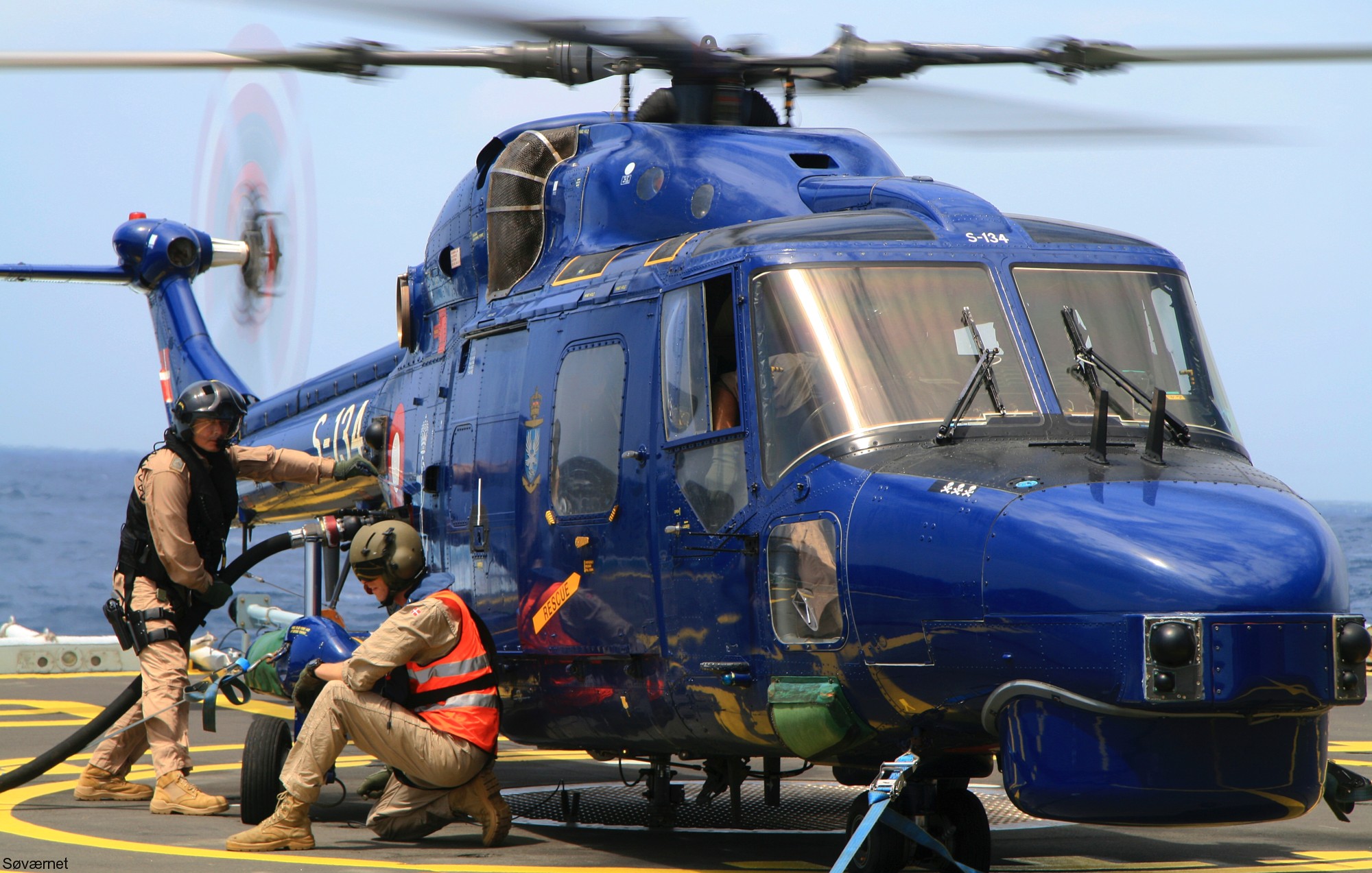 lynx mk.80 mk.90b helicopter westland royal danish navy air force kongelige danske marine flyvevabnet s-134 23