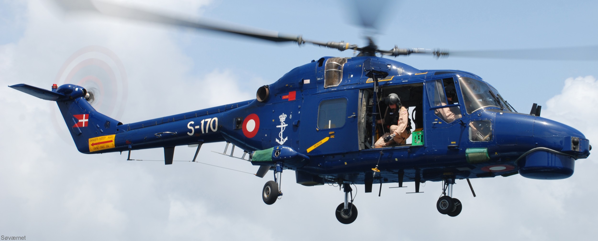 lynx mk.80 mk.90b helicopter westland royal danish navy air force kongelige danske marine flyvevabnet s-170 22