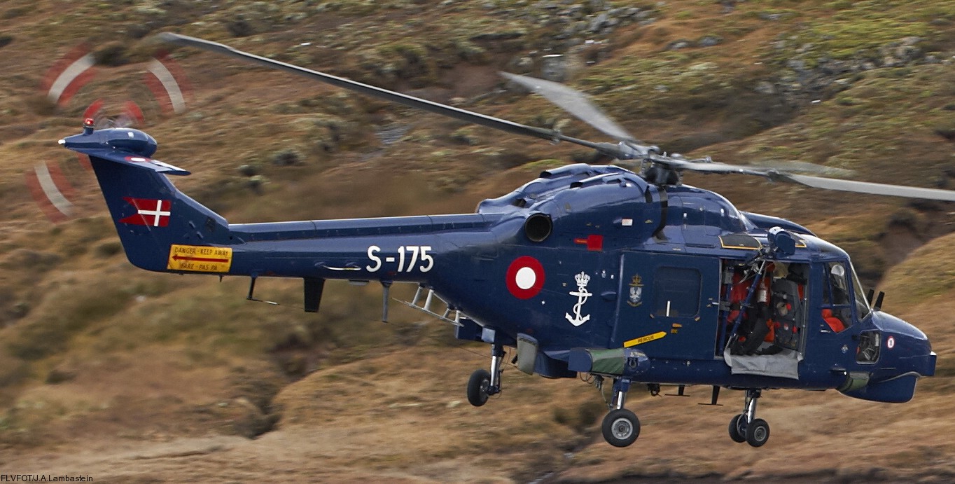 lynx mk.80 mk.90b helicopter westland royal danish navy air force kongelige danske marine flyvevabnet s-175 23