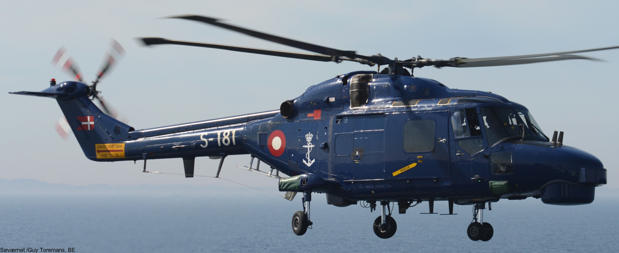 lynx mk.80 mk.90b helicopter westland royal danish navy air force kongelige danske marine flyvevabnet s-181 02