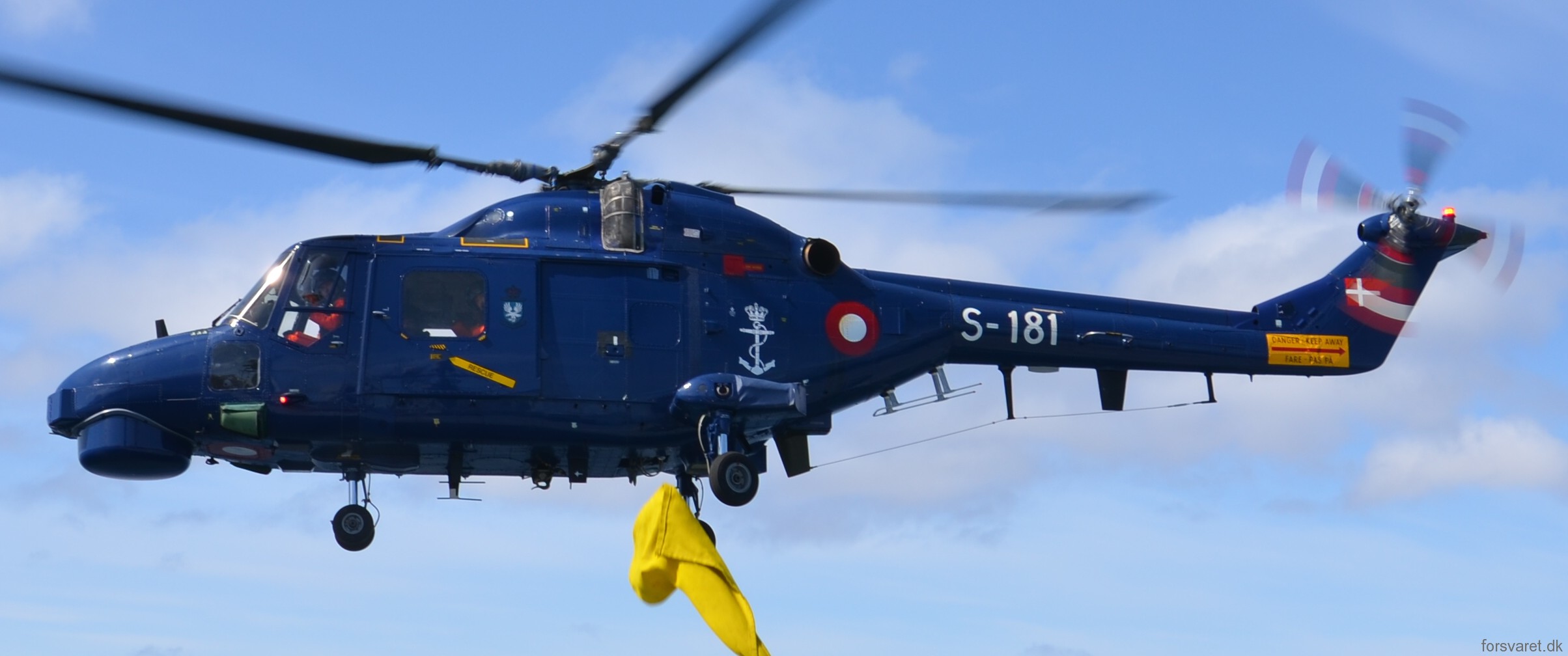 lynx mk.80 mk.90b helicopter westland royal danish navy air force kongelige danske marine flyvevabnet s-181 05