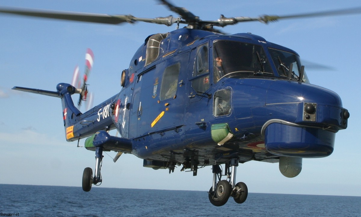 lynx mk.80 mk.90b helicopter westland royal danish navy air force kongelige danske marine flyvevabnet s-181 14