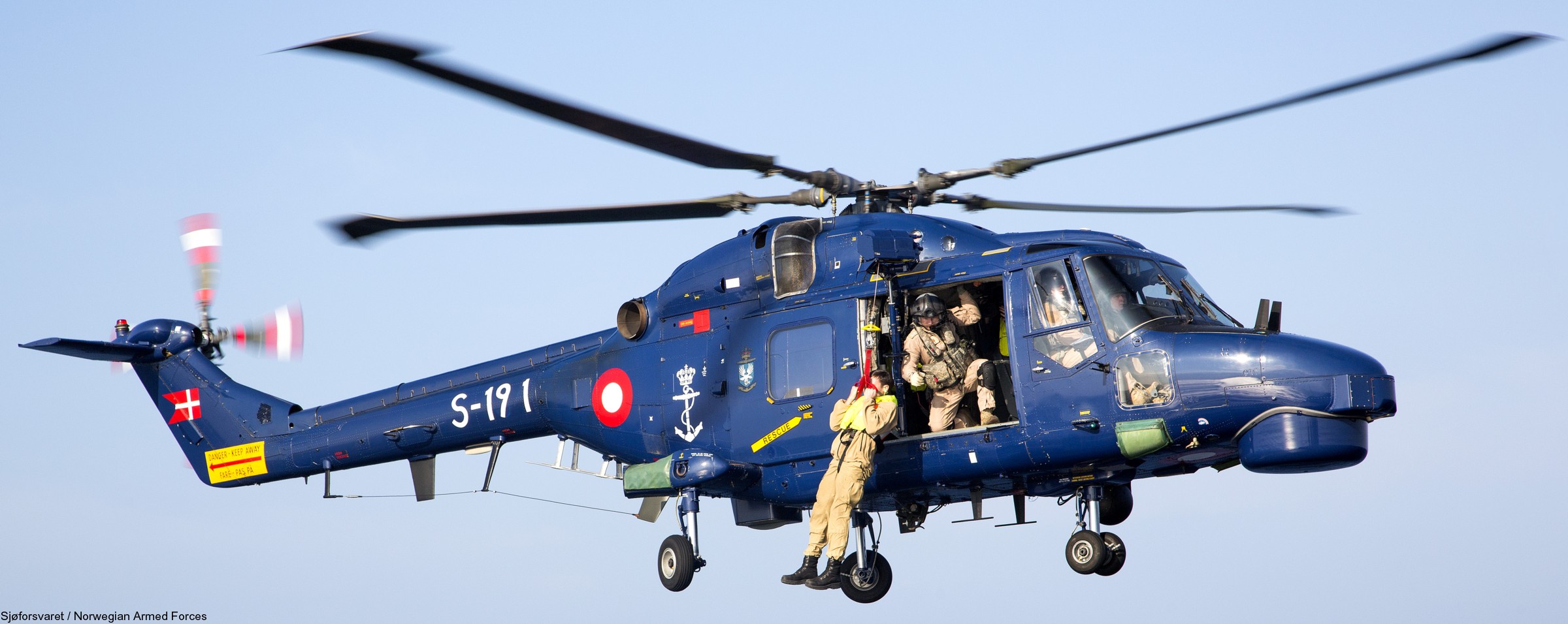 lynx mk.80 mk.90b helicopter westland royal danish navy air force kongelige danske marine flyvevabnet s-191 06
