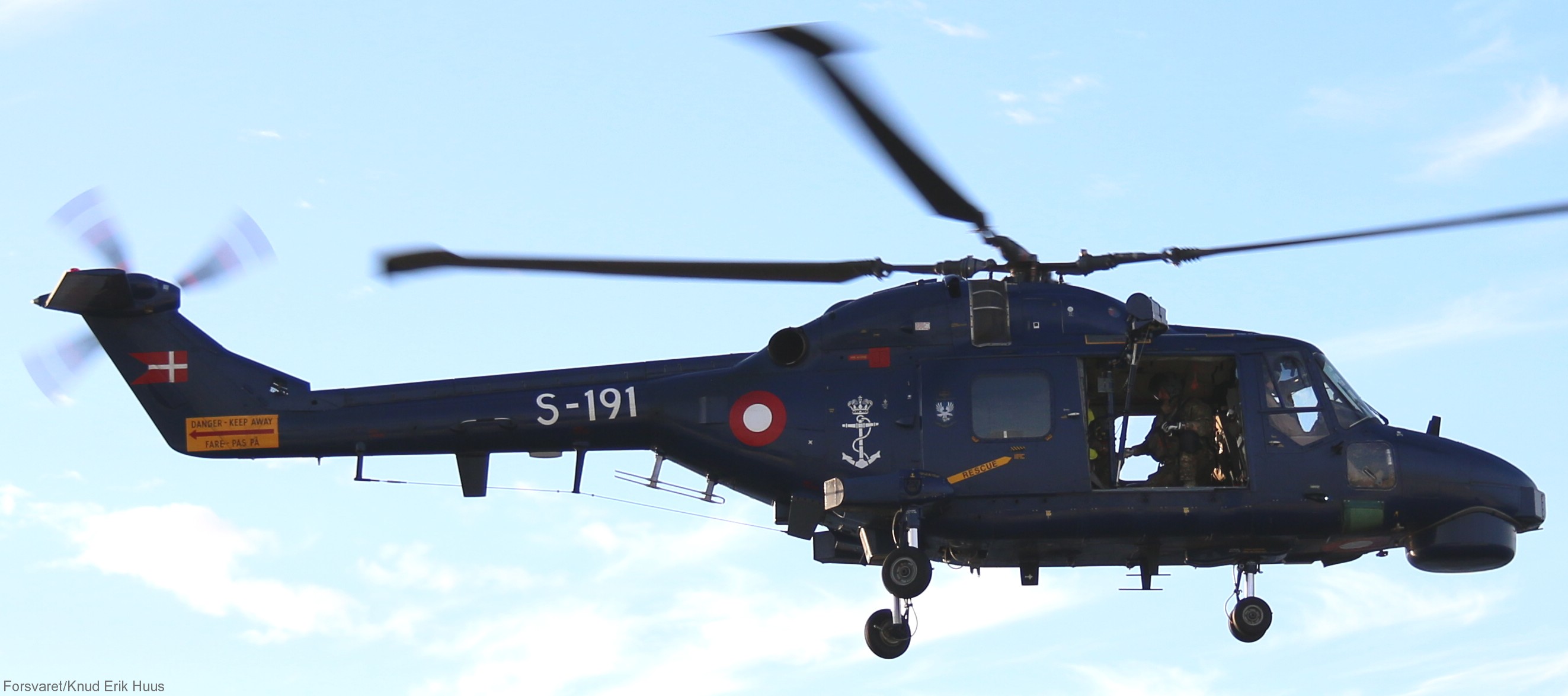 lynx mk.80 mk.90b helicopter westland royal danish navy air force kongelige danske marine flyvevabnet s-191 13