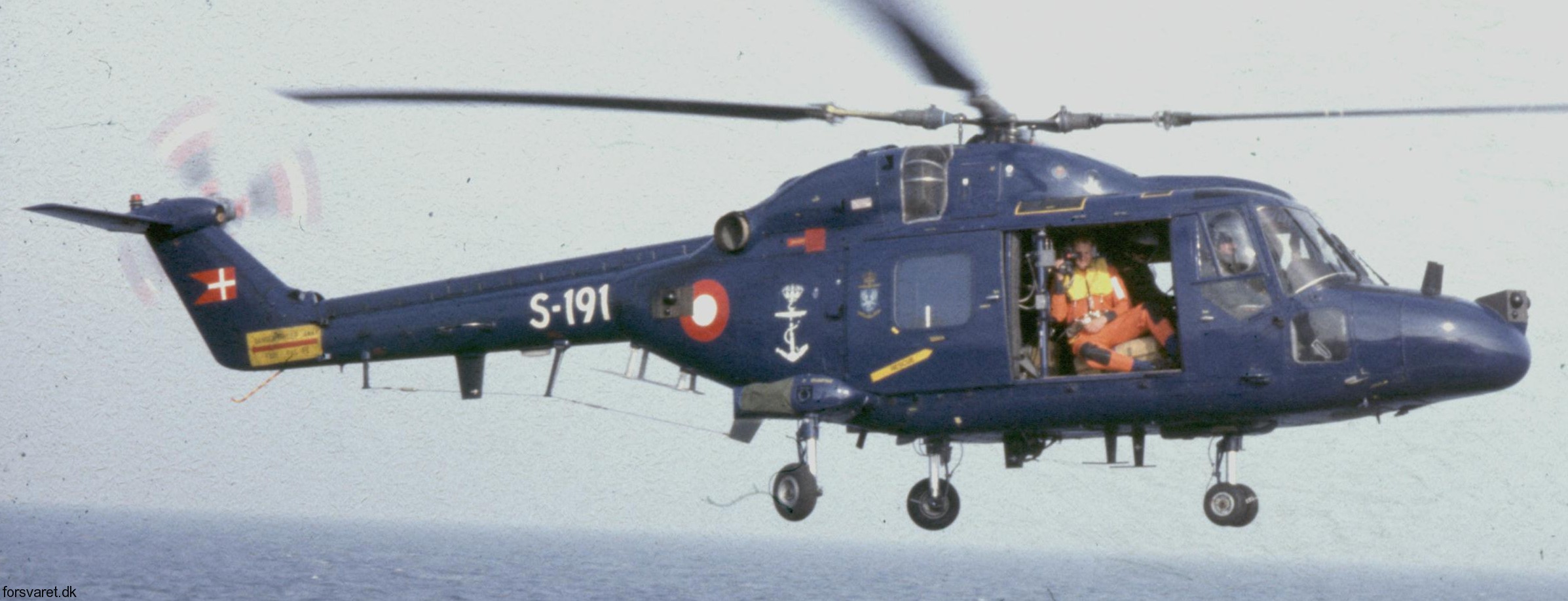 lynx mk.80 mk.90b helicopter westland royal danish navy air force kongelige danske marine flyvevabnet s-191 16