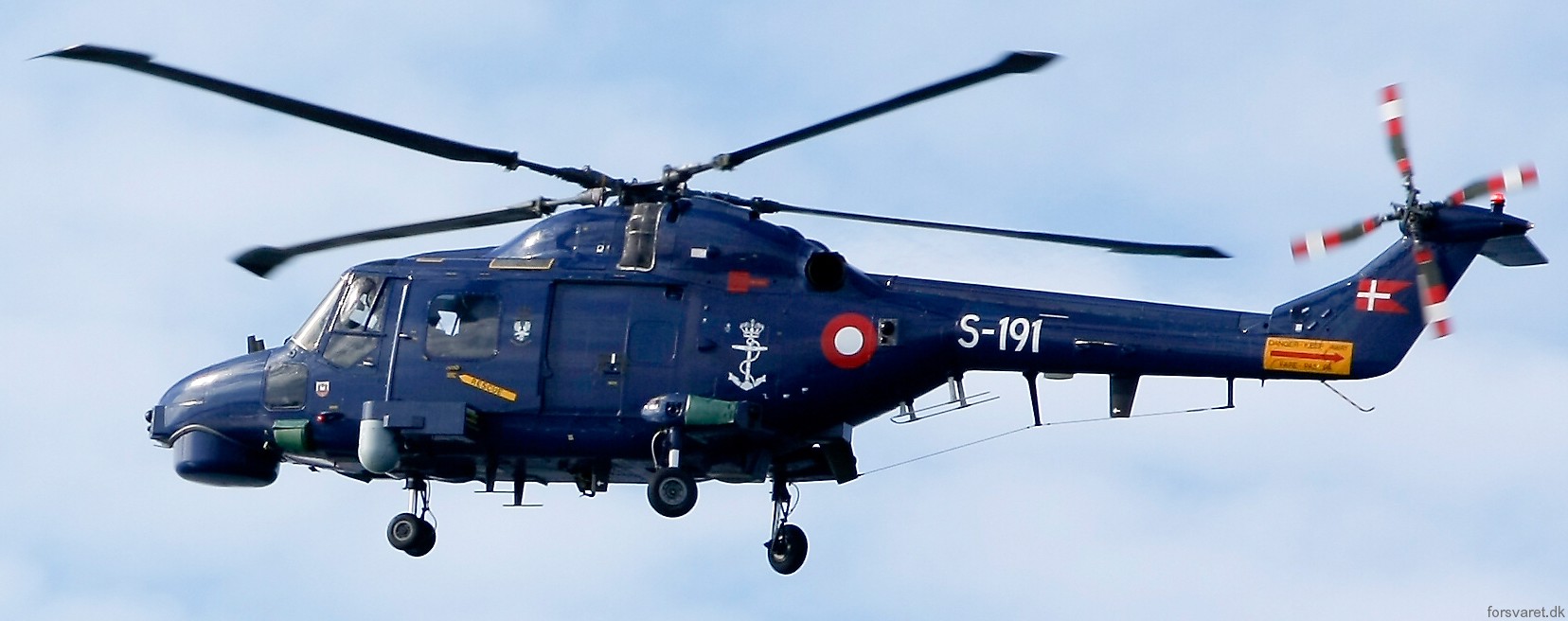 lynx mk.80 mk.90b helicopter westland royal danish navy air force kongelige danske marine flyvevabnet s-191 17