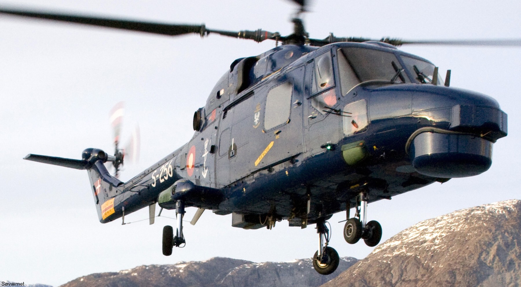 lynx mk.80 mk.90b helicopter westland royal danish navy air force kongelige danske marine flyvevabnet s-256 10