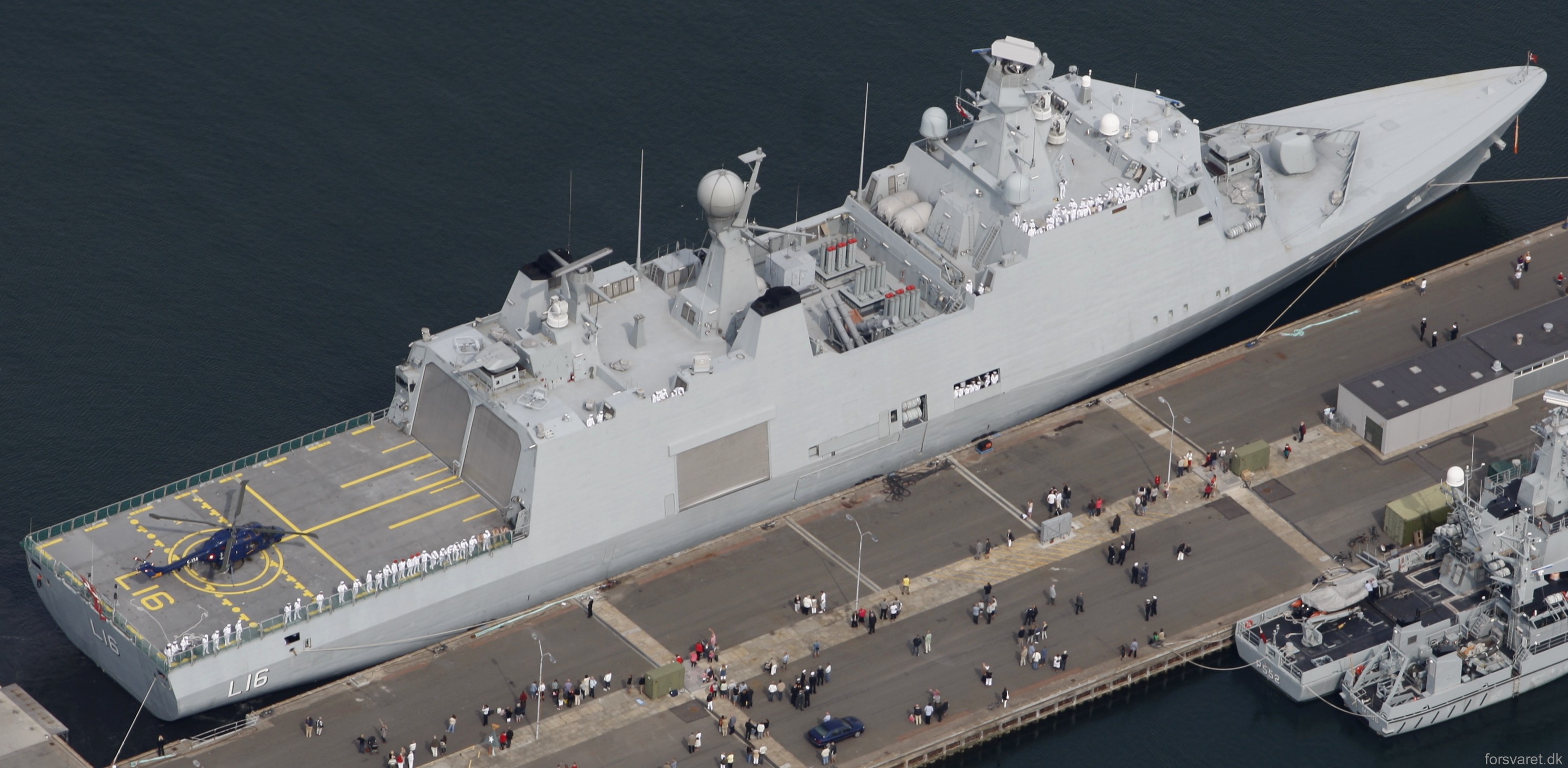 l-16 hdms absalon command support ship frigate royal danish navy 12 fredrickshavn