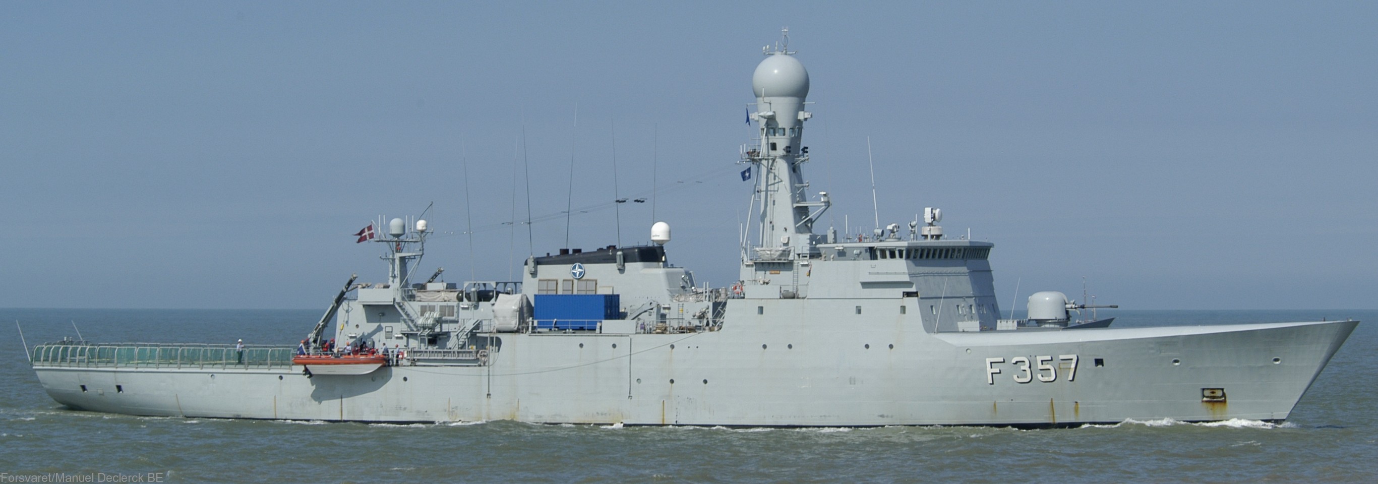 f-357 hdms thetis ocean patrol frigate royal danish navy kongelige danske marine inspektionsskibet 30