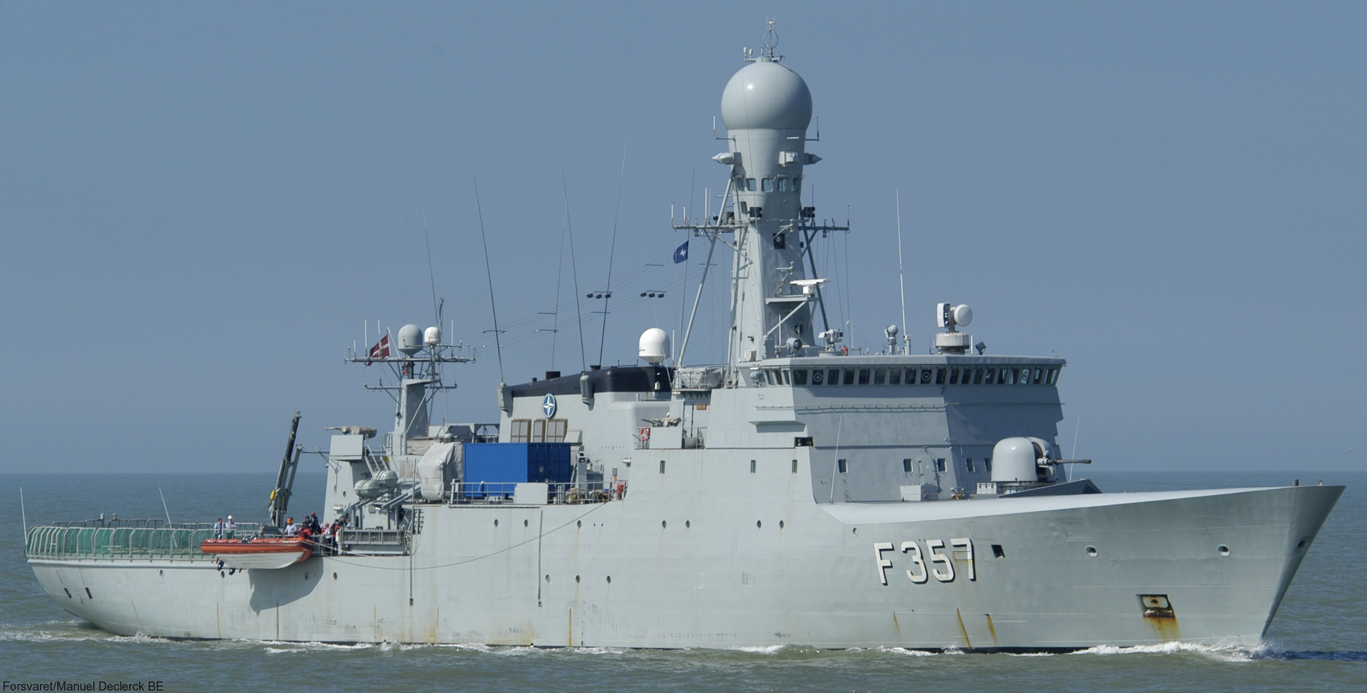 f-357 hdms thetis ocean patrol frigate royal danish navy kongelige danske marine inspektionsskibet 32