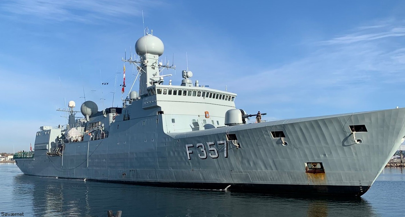 f-357 hdms thetis ocean patrol frigate royal danish navy kongelige danske marine inspektionsskibet 49
