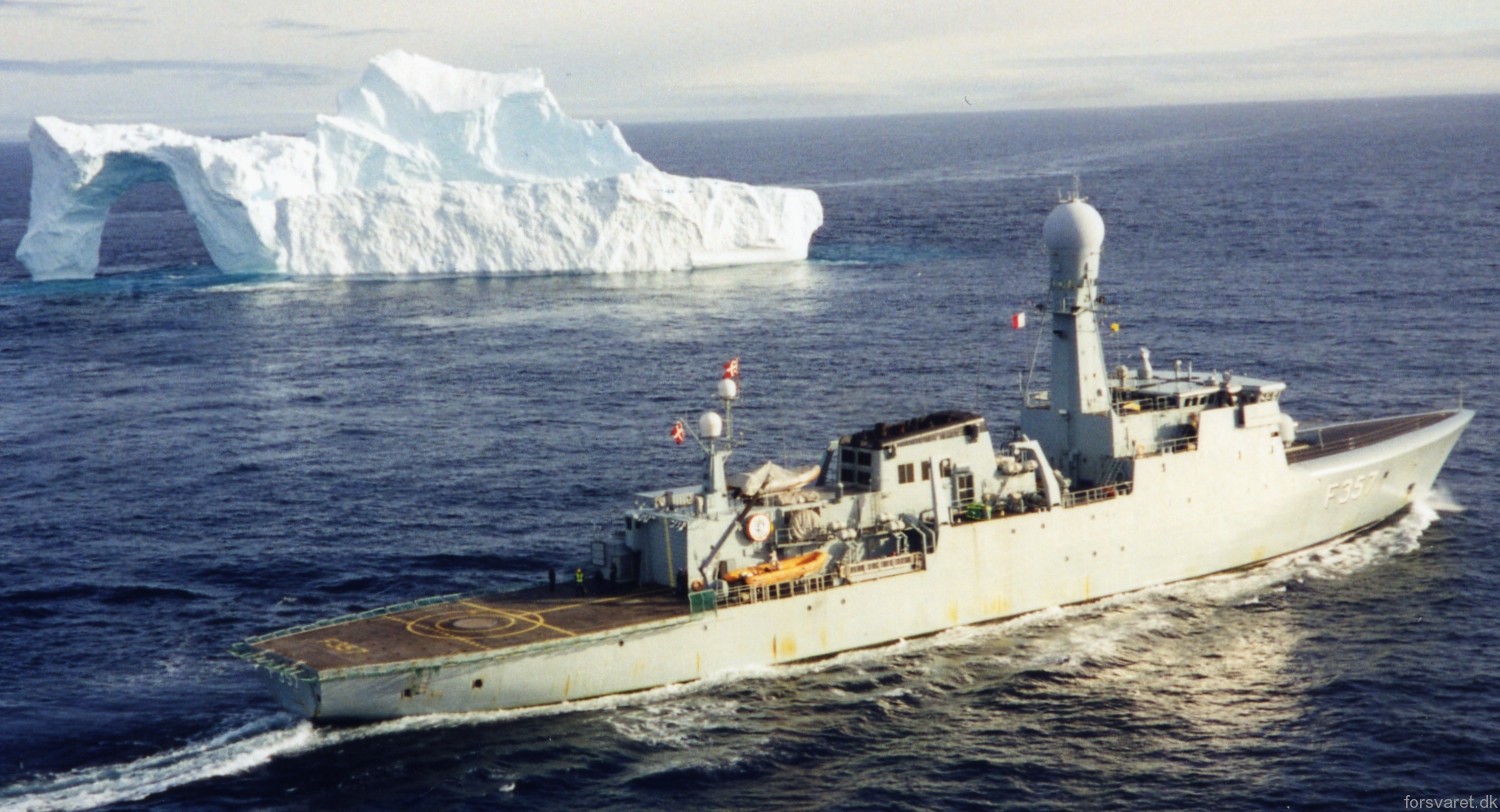 f-357 hdms thetis ocean patrol frigate royal danish navy kongelige danske marine inspektionsskibet 57
