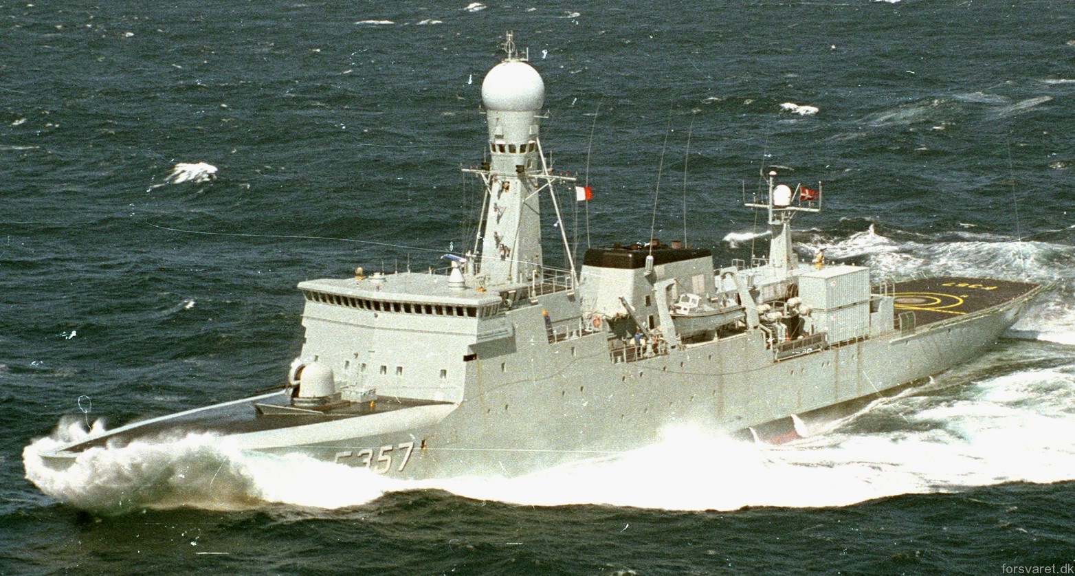 f-357 hdms thetis ocean patrol frigate royal danish navy kongelige danske marine inspektionsskibet 60
