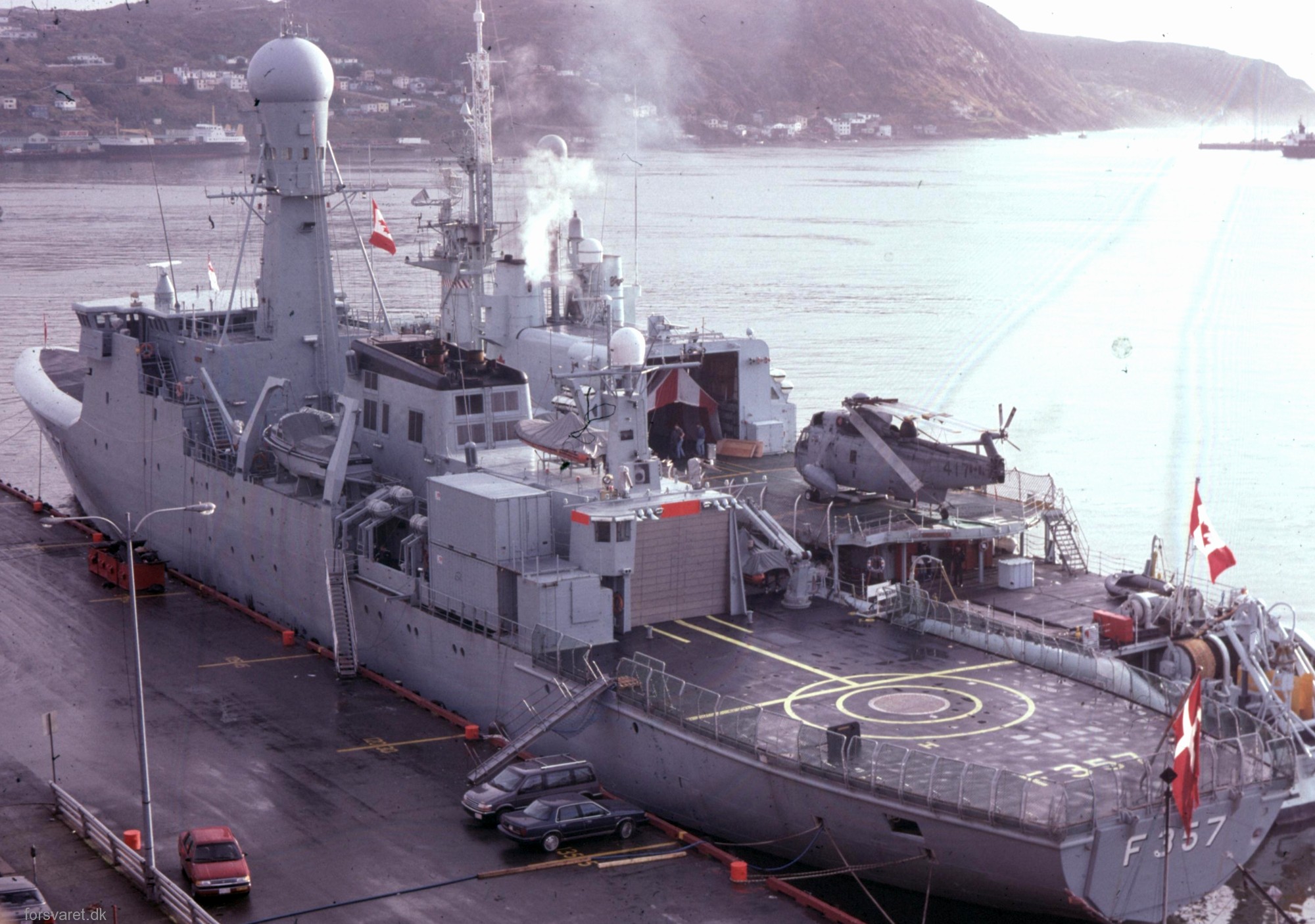 f-357 hdms thetis ocean patrol frigate royal danish navy kongelige danske marine inspektionsskibet 63 nato snmg