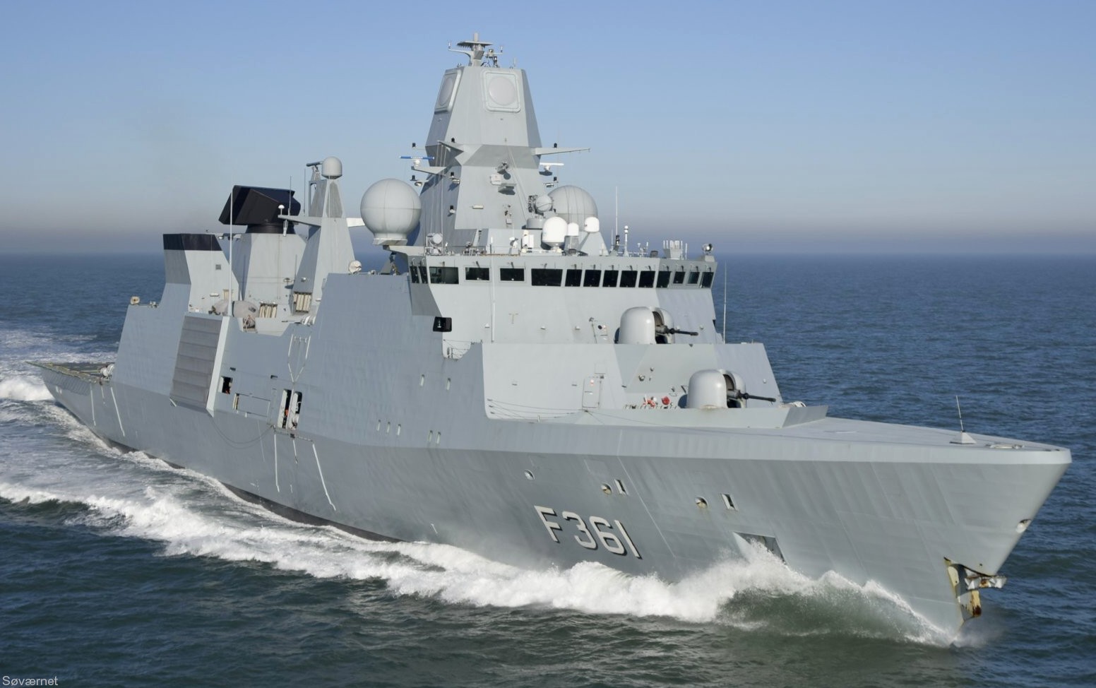 f-361 hdms iver huitfeldt class guided missile frigate ffg royal danish navy 15x odense steel shipyard korsor naval base