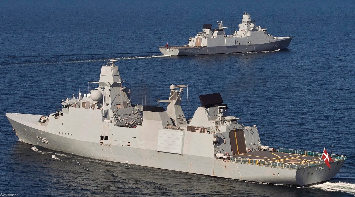 f-361 hdms iver huitfeldt class guided missile frigate ffg royal danish navy 16 kongelige danske marine