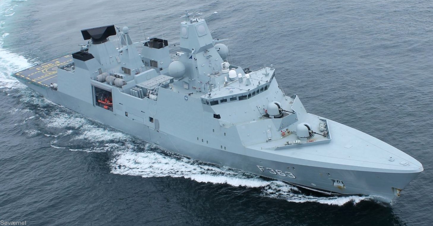 f-363 hdms niels juel iver huitfeldt class guided missile frigate ffg royal danish navy 52 nato snmg