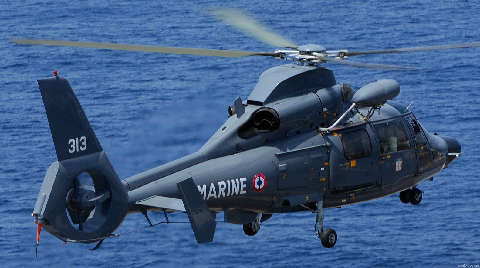 sa 365 dauphin helicopter french navy marine nationale aeronavale flottille 02