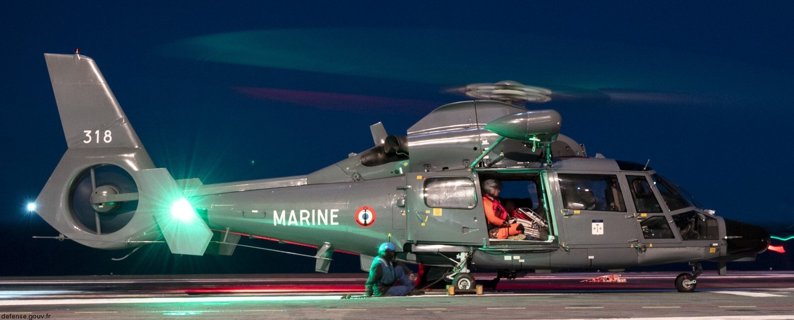sa365f dauphin helicopter flottille 35f french navy marine nationale 6318 32