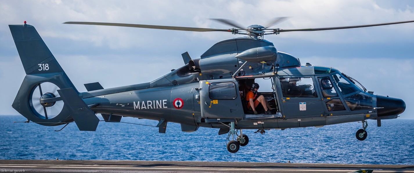sa365f dauphin helicopter flottille 35f french navy marine nationale 6318 45