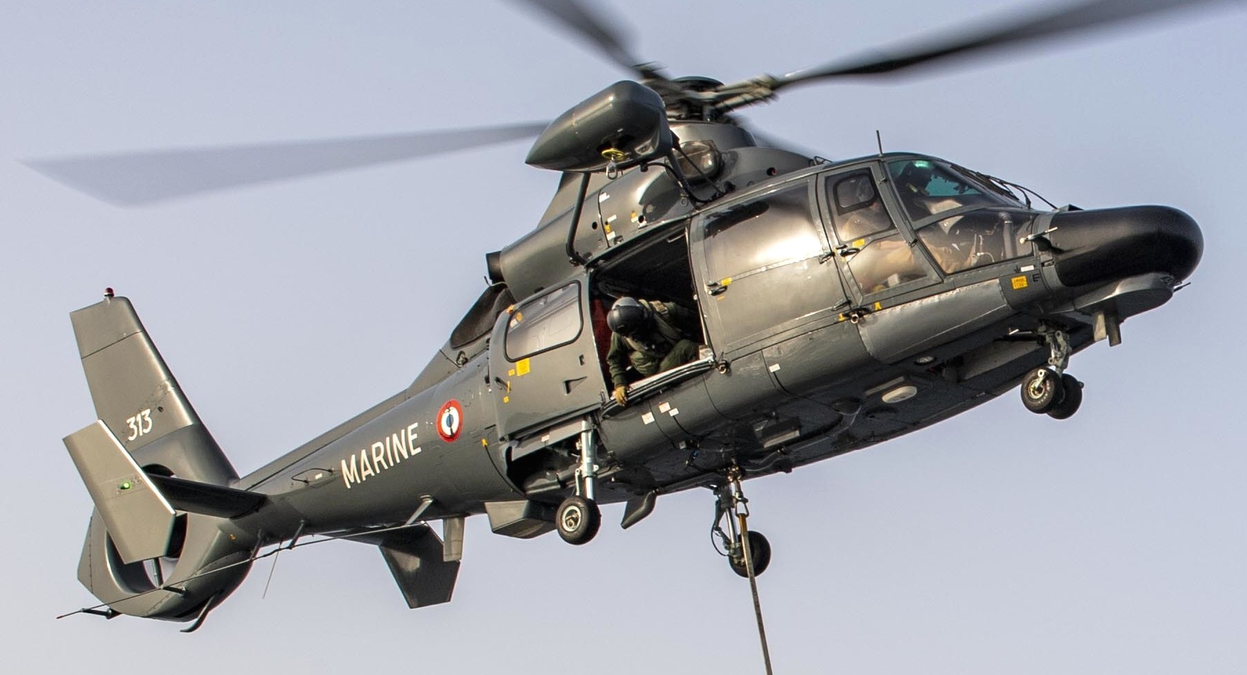 sa365f dauphin helicopter flottille 35f french navy marine nationale 6313 48