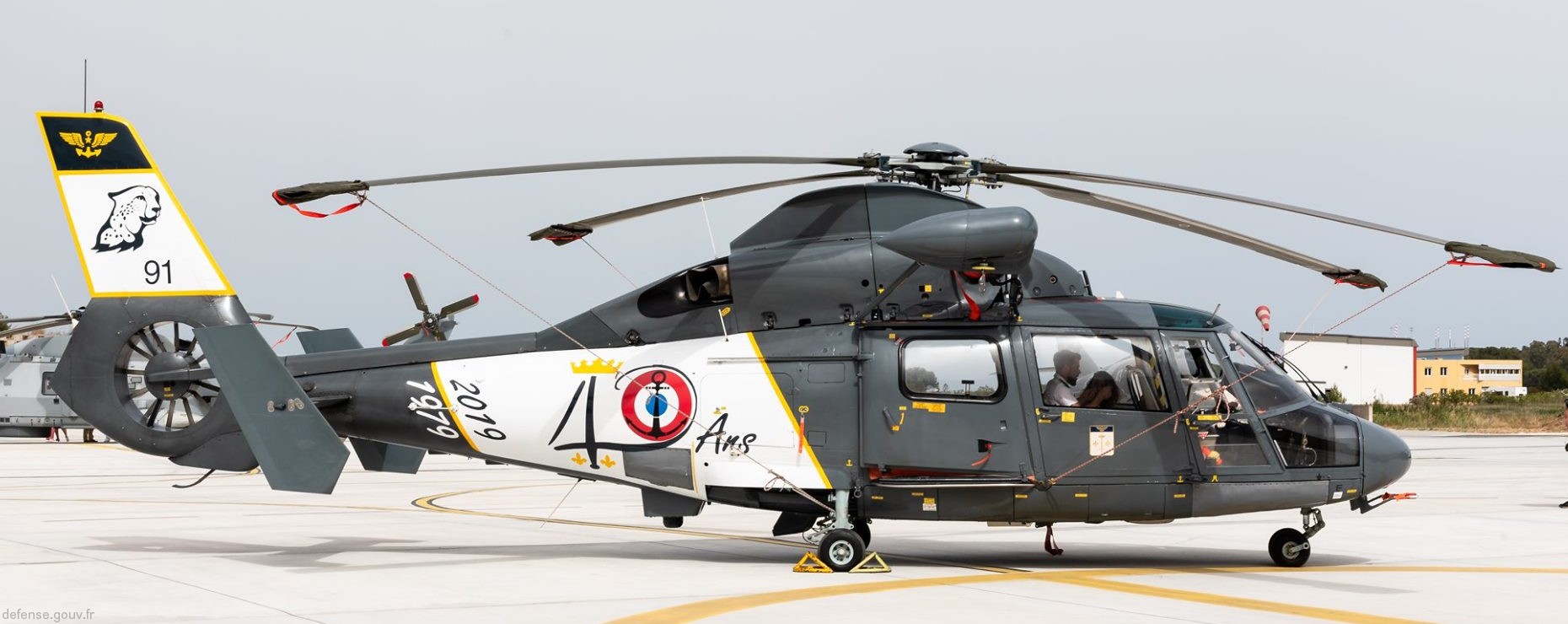 sa365n dauphin helicopter flottille 35f french navy marine nationale 6091 54