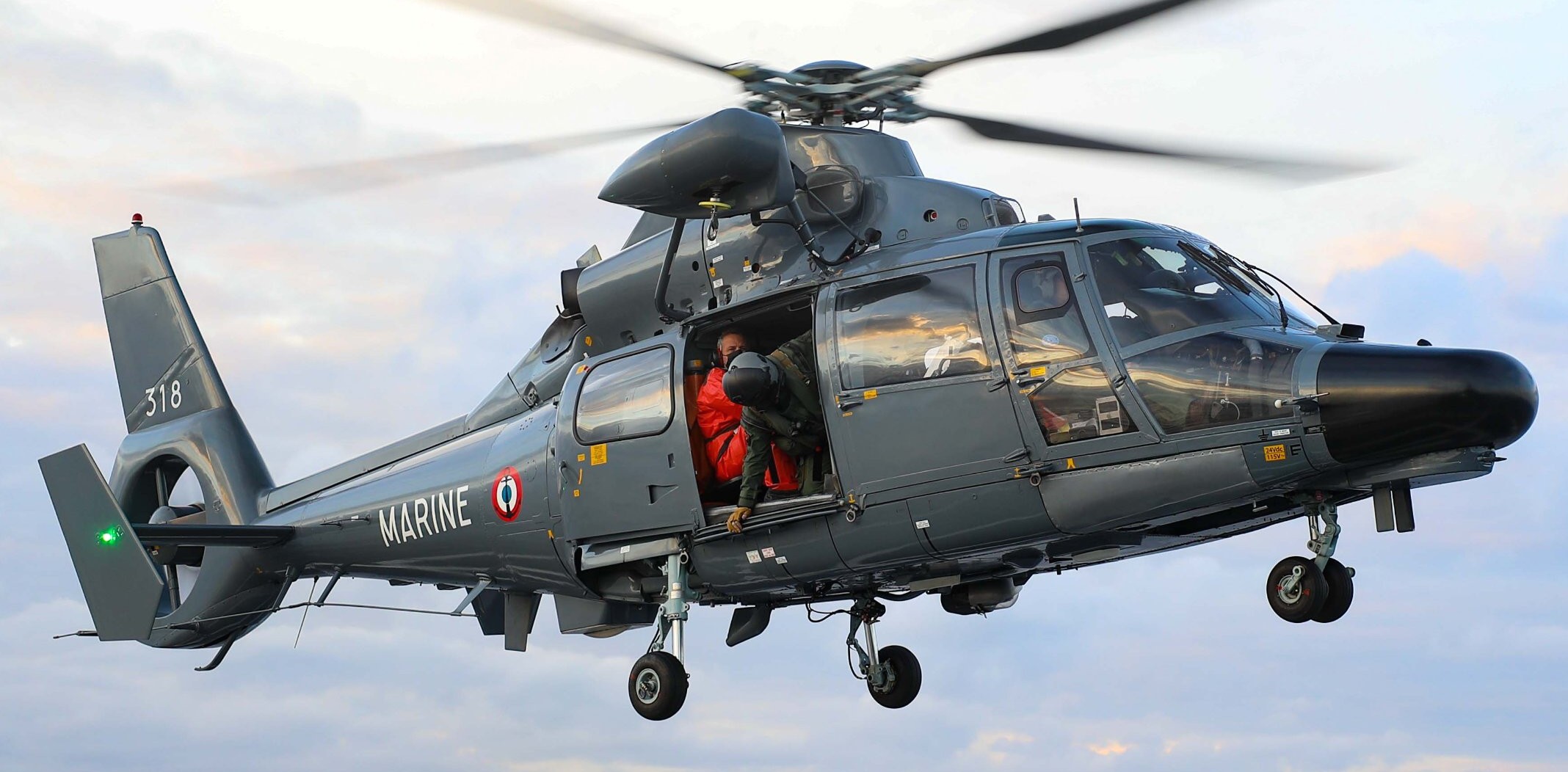 sa365f dauphin helicopter flottille 35f french navy marine nationale 6318 62