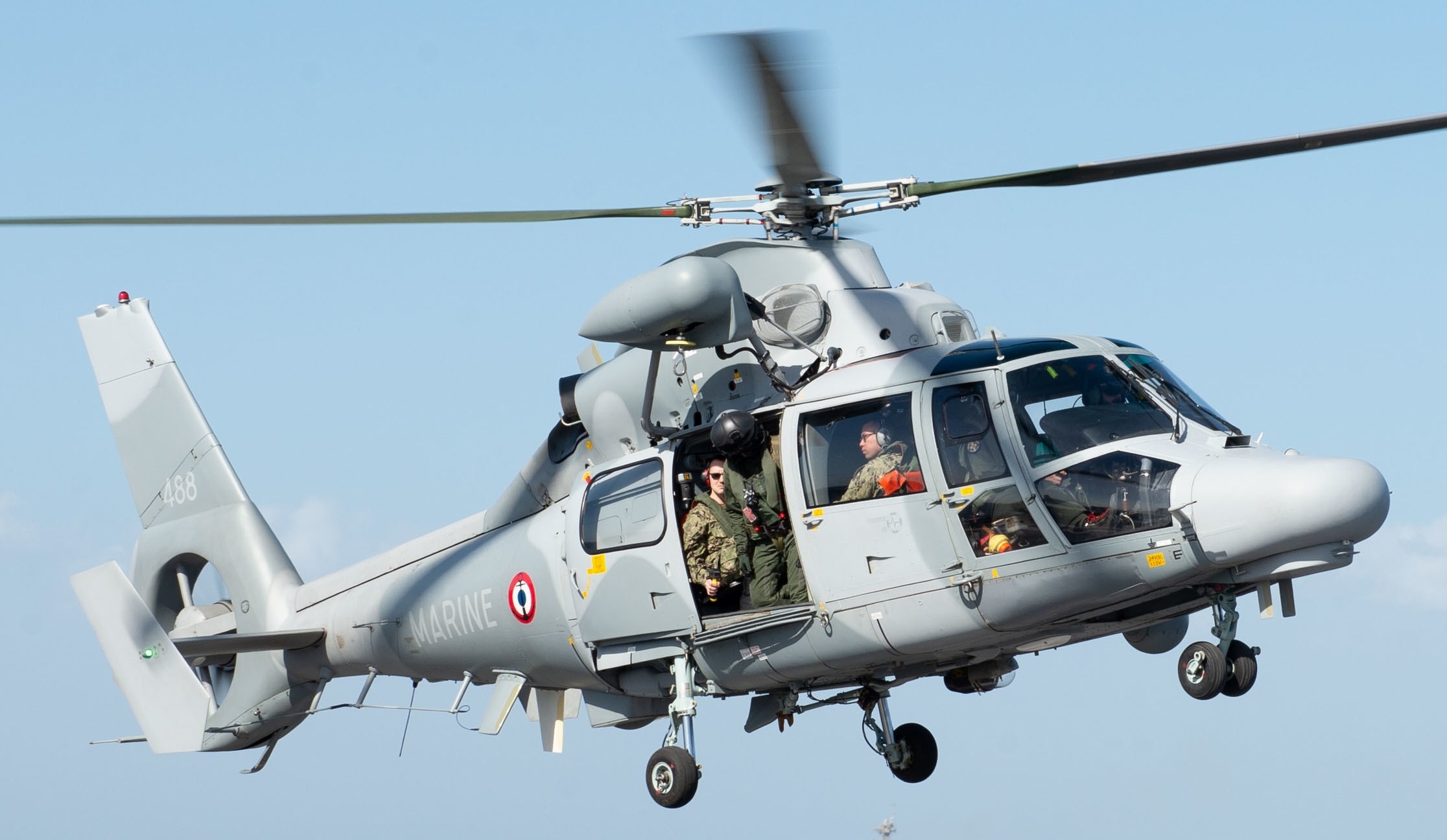as-565sa panther helicopter french navy marine nationale flottille 36f ban hyeres toulon 488 41