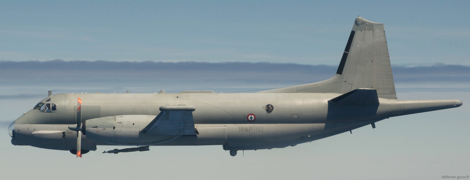 atlantique 2 br.1150 breguet dassault atl-2 french navy maritime patrol aircraft mpa marine nationale laser guided bomb 44