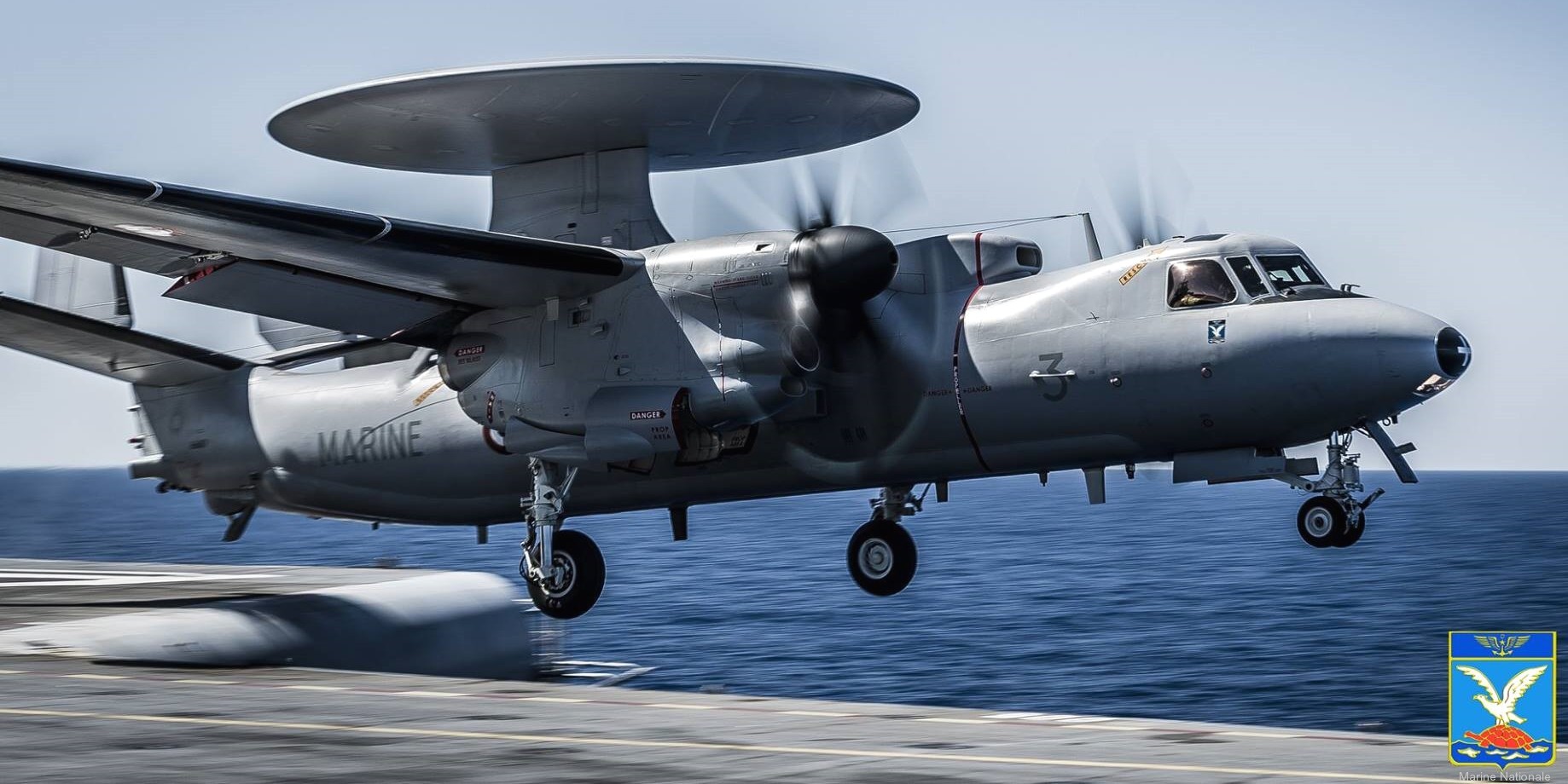 e-2c hawkeye french navy marine nationale grumman aeronavale flottille 4f aircraft carrier charles de gaulle r-91 04