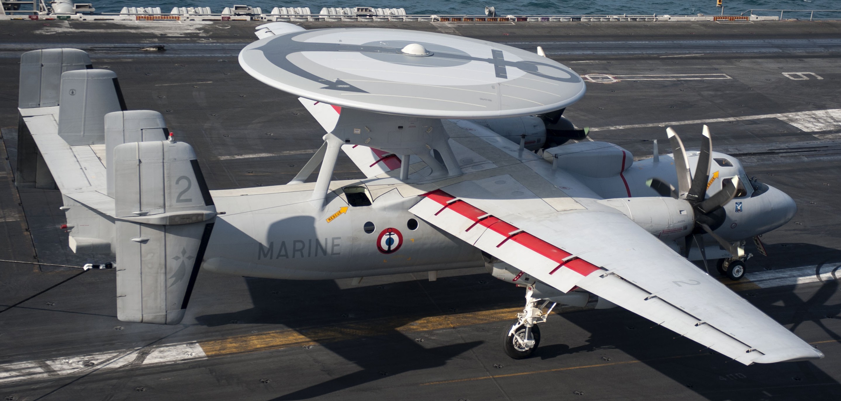 e-2c hawkeye french navy marine nationale grumman aeronavale flottille 4f aircraft carrier charles de gaulle r-91 31