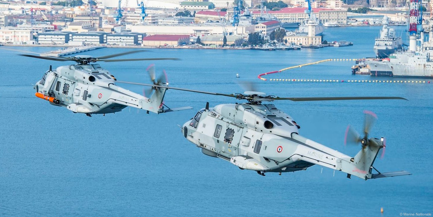 nh90 caiman nfh helicopter french navy marine nationale aeronavale flottille 31f 33f 28