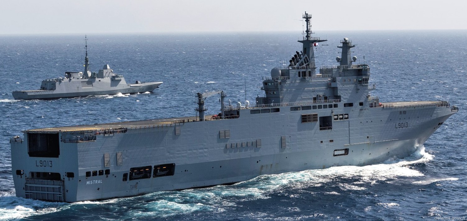 l-9013 fs mistral amphibious assault command ship french navy marine nationale 66