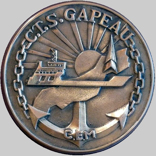 l-9090 gapeau insignia crest patch badge amphibious landing ship cts french navy marine nationale 03x