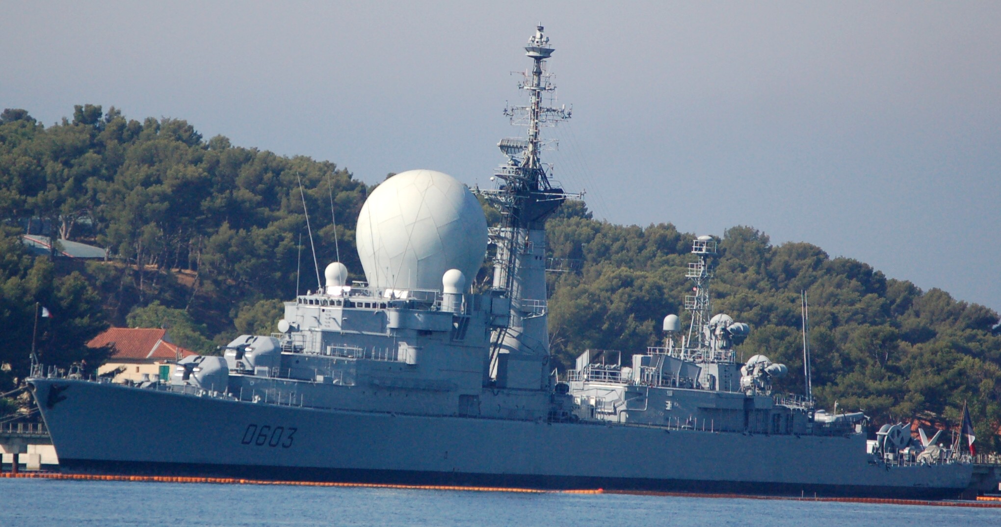 d-603 fs duquesne guided missile air defense frigate destroyer french navy marine nationale 05 malafon anti submarine
