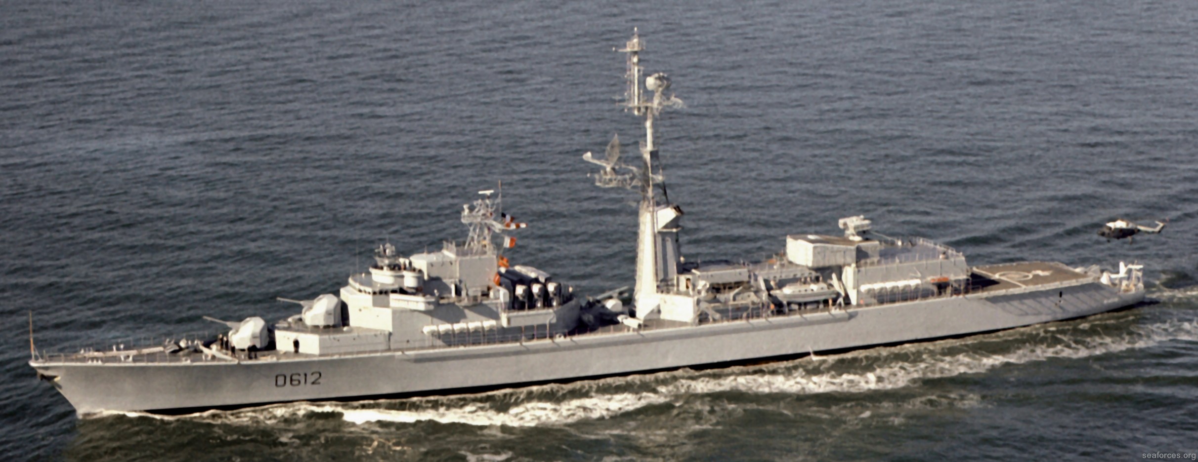 tourville class type f67 asw frigate destroyer french navy marine nationale 06 d-612 de grasse