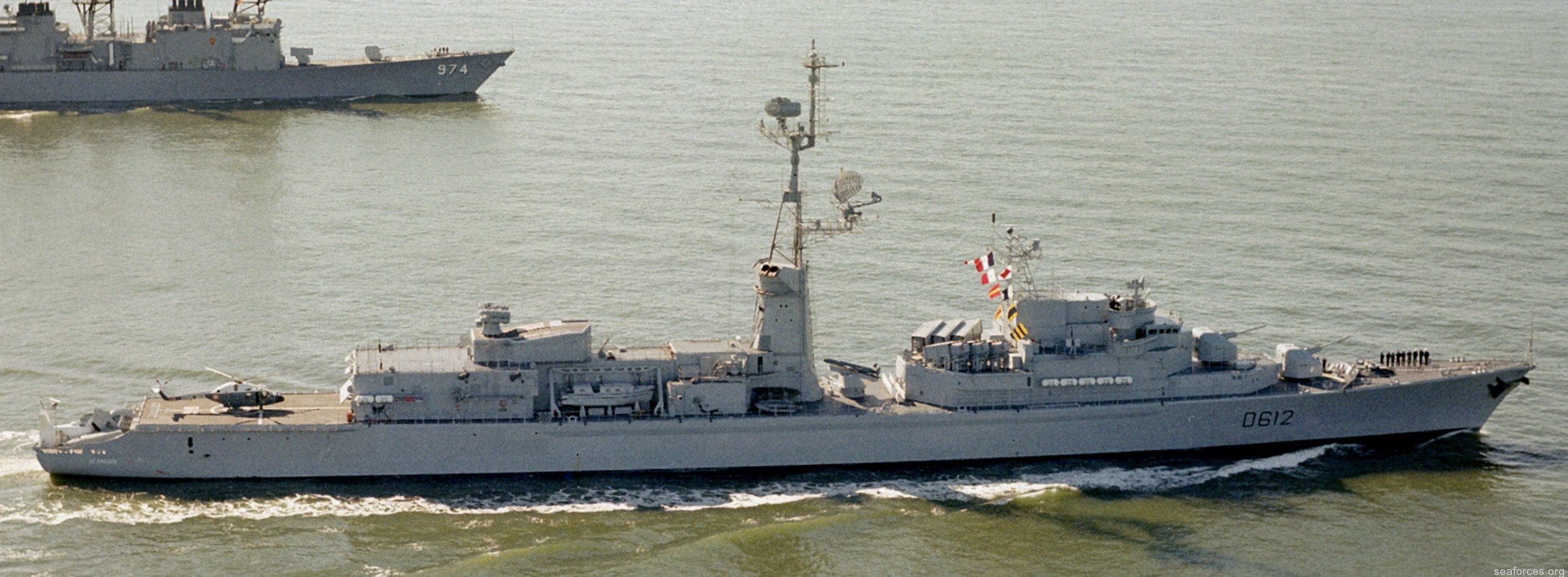 tourville class type f67 asw frigate destroyer french navy marine nationale 07 d-612 de grasse