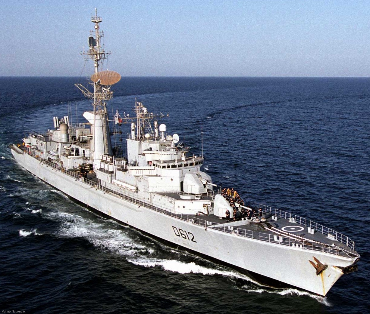 tourville class type f67 asw frigate destroyer french navy marine nationale 08 d-612 de grasse