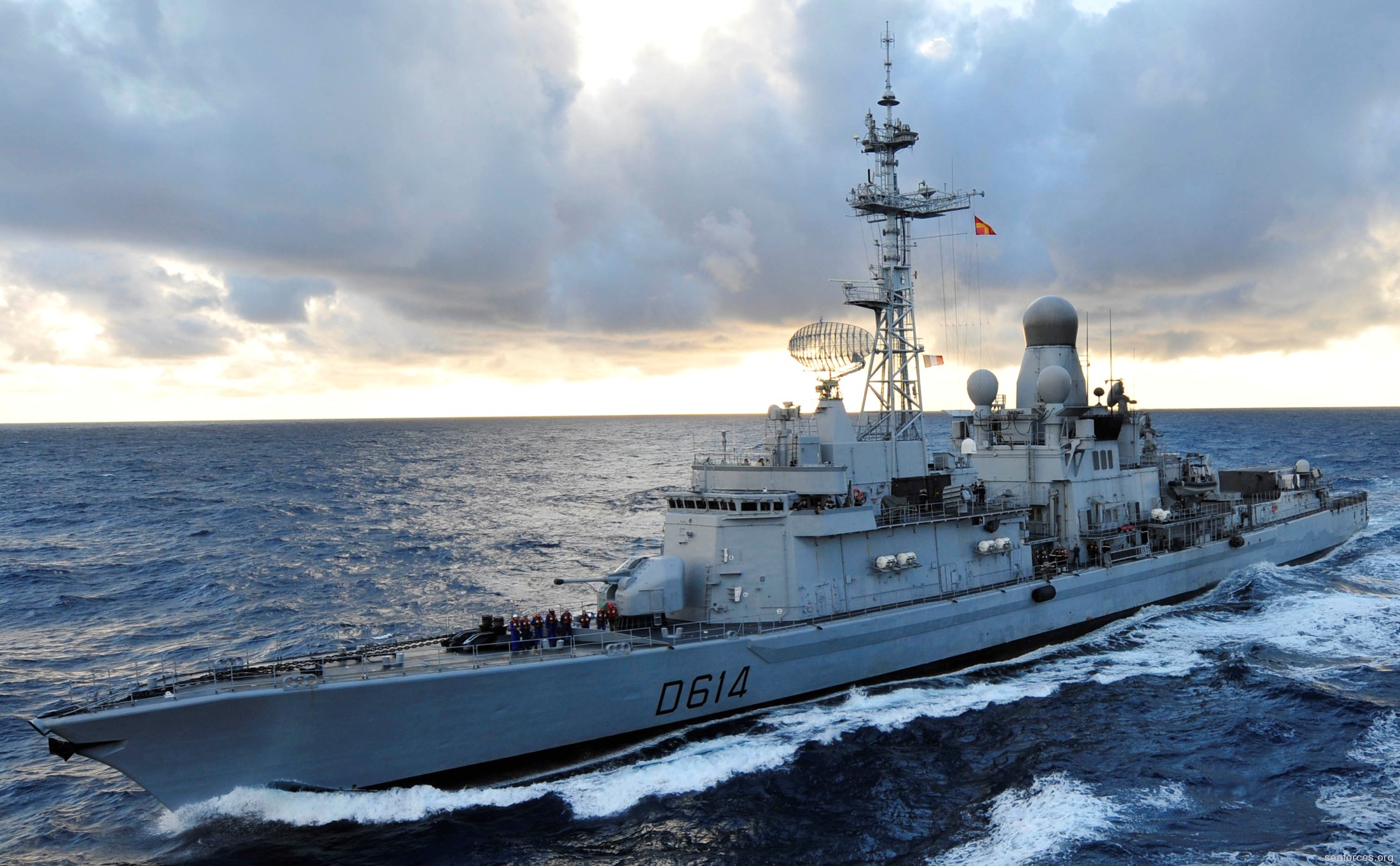 d-614 fs cassard f70aa class air defense frigate french navy marine nationale 08