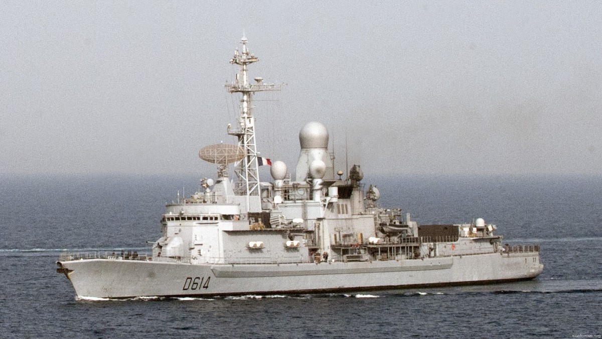 d-614 fs cassard f70aa class air defense frigate french navy marine nationale 09
